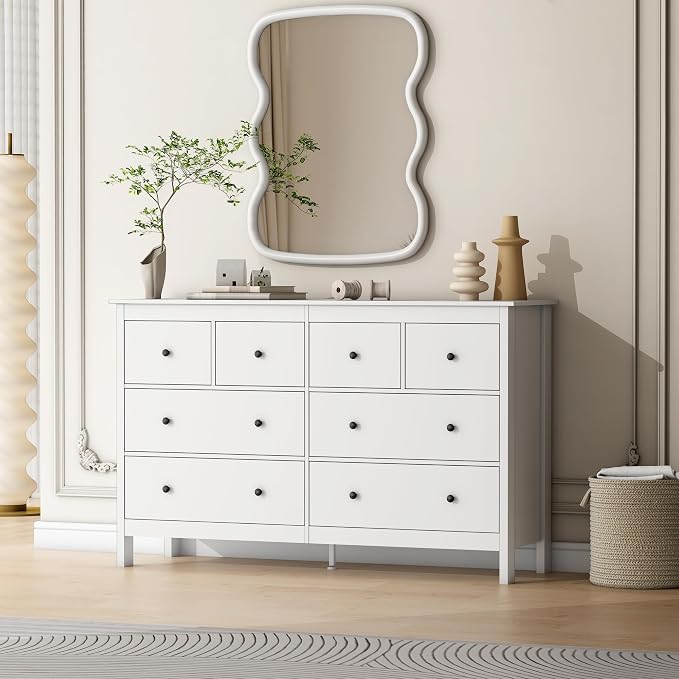 wanan 8 Drawer Dresser, 8 Drawer Wide Dressers by Wanan