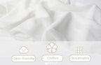FEXIA White Chiffon Table Runner Sheer Sparkling Chiffon Fabric Bridal Party - Image 5