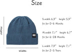 JANGANNSA Simple Knitted Baby Beanie Hip-Hop Boys Winter Hat Toddler Kids Bonnet - Image 6