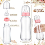 TrelaCo Cool Baby Shower Games Wooden Bottle Chug Sign Boho Theme Gift Sets and - Image 5