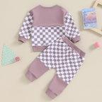 Fernvia Toddler Baby Girl Clothes 3 6 9 12 18 24 Months Fall Outfits Solid Long - Image 3