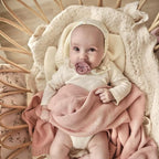 Heritage Knit Organic Receiving Swaddle Blanket - Image 2