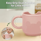haakaa Silicone Toddler Cups, BPA Free Drop-Proof Training Cups - Image 6