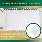 Margaux & May Crib Mattress Protector Pad 2 Pack - Image 6