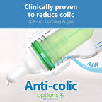 Dr. Brown's Natural Flow Anti-Colic Options+ Narrow Baby Bottle, 8 oz/250 mL - Image 3