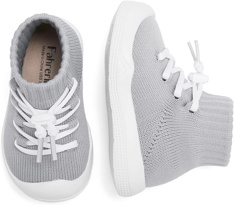 Baby Non Slip Socks Shoes Boys Girls Soft Slip On Sneakers Protection Toe - Image 5