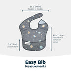 Tiny Twinkle Mess Proof Baby Bibs - Image 7