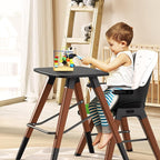 8 in 1 Convertible Wooden High Chair, Adjustable Baby High Chair - Image 6