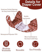babygoal Cloth Diaper Covers 6 Pack - Image 2