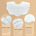 Baby Bibs Muslin Bibs for Baby Girl Boy for Drooling and Teething 10 Pack - Image 4