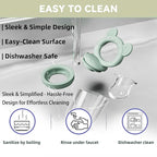 4 Pack Stylish Anti-Drop Baby Fruit Feeder & Breastmilk Popsicle Molds - Image 5