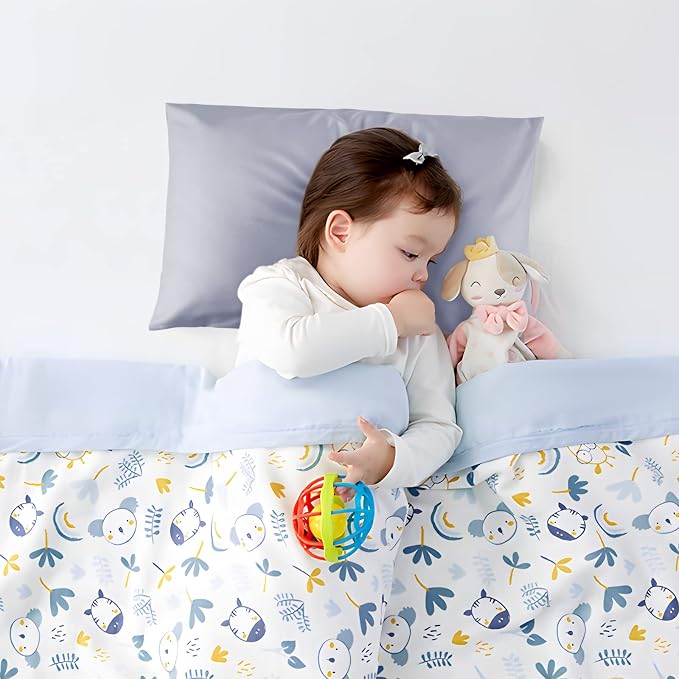 Cotton Toddler Pillowcase 14x20 Envelope: Long-Staple Cotton, Ultra Soft - Image 2