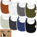 8-Pack Organic Baby Bibs for Boys, Girls by KeaBabies