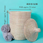 Wicker Basket, Storage & Organization, Home Decor, Laundry Hamper Bedroom - Image 8