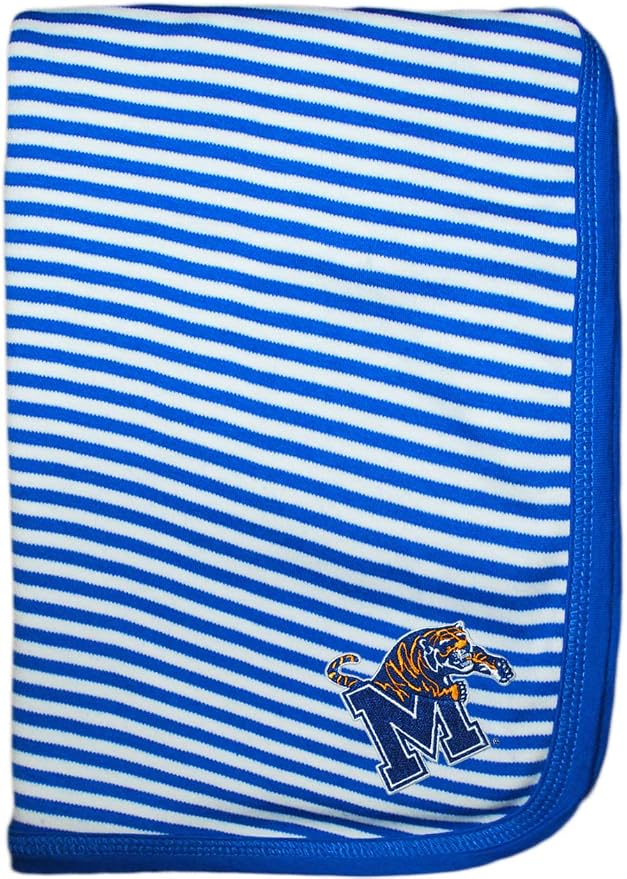 Creative Knitwear Memphis Tigers Striped Baby and Toddler Blanket by CollegeBaby