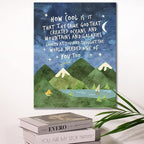 Same God Creation Wall Art, Mountain Wall Art - Image 3