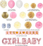 Ouddy Party Pink Baby Shower Decorations - Image 2