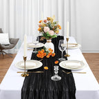 12 Pack Black Halloween Table Runner Cheesecloth 10Ft Gauze Cheese Cloth Table - Image 4