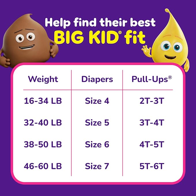 Pull-Ups Girls' Potty Training Pants, Size 2T-3T Training Underwear - Image 6
