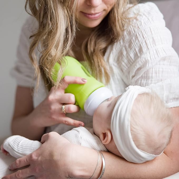 Olababy Silicone Sleeve for Avent Natural Glass Baby Bottles - Image 5