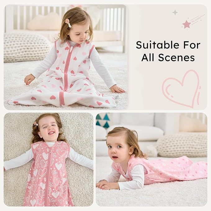 Baby Sleep Sack 0-6 Months, 100% Cotton Sleeping Sack - Image 6