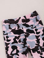 oklady Toddler Baby Girl Clothes Solid Color Ruffle Tops Floral Pants - Image 6