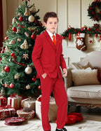 A&J DESIGN Boys 7-Piece Formal Suit Ring Bearer Outfit - Image 2