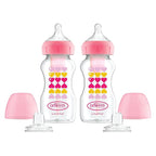 Dr. Brown’s Anti-Colic Options+ Wide-Neck Sippy Bottle Starter Kit, by DrBrowns