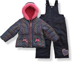 Arctic Quest Little Girls Bib Snow Pants and Ski Jacket Water-Resistant Snowsuit by ArcticQuest