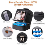 NCVI Breast Pump Bag, Double Layer Removable Pump Bag - Image 7