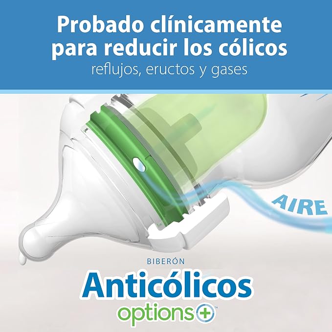Dr. Brown's Natural Flow Anti-Colic Options+Wide-Neck Baby Bottle, 5 oz/150 mL - Image 13