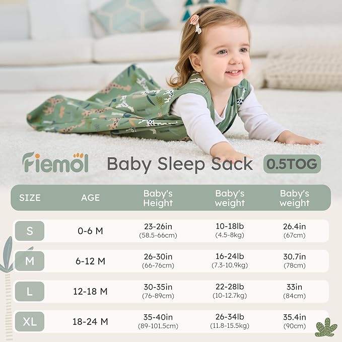 Baby Sleep Sack 12-18 months, 100% Cotton Sleeping Sack - Image 3