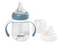 BEABA 2-in-1 Baby Bottle to Transition Sippy Cup, No Spill Sippy Cup, Includes by BEABAUSA