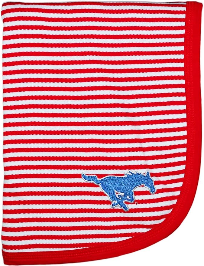 Creative Knitwear Southern Methodist University Mustangs Striped Baby and by CollegeBaby