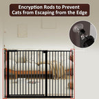 DEARBB Extra Wide Baby Gate Ultra Narrow Spacing 30.11-77.36" Pressure Mounted - Image 2