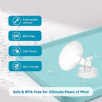 4PCS 21mm Breast Pump Flanges, Compatible - Image 8