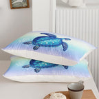 QOOMO Turtle Comforter Full Size, Ocean Bedding Set - Image 6