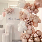 90pack Rose Gold Balloons Different Size 18/12/10/5 Inch Rose Gold Balloon - Image 4