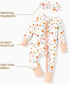 PATPAT Baby Girl Boy Clothes Newborn Infant Footie – Soft Viscose from Bamboo– - Image 5