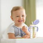Evorie Tritan Spill Proof Toddler Straw Sippy Cup, 10 oz - Image 9