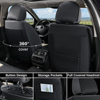 Coverado Seat Covers, Car Seat Covers Full Set, Leather Seat Covers - Image 2
