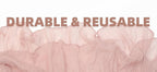 FEXIA 12 Pack Table Runner Dusty Pink Cheesecloth 35x120 Inches Boho Gauze - Image 3
