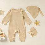 GRNSHTS Newborn Baby Boy Romper Coming Home Outfits Letter Print Bodysuit - Image 3