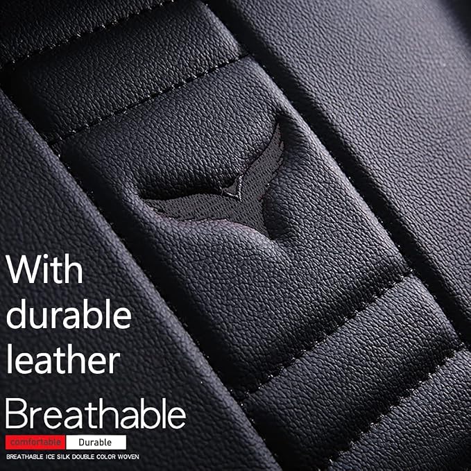 Waterproof 5 Car Seat Covers for Suzuki 1999-2025 95% Models, Premium Leather - Image 6
