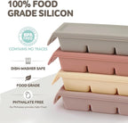 Silicone Freezer Trays with Lid, 1.7oz 4 Section - Image 2