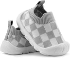 Baby Walking Shoes Toddler Girl Boy Soft Sole Breathable Cotton Canvas Shoes by Charrost