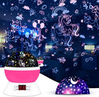 Unicorn Projector Night Light Lamps by MOKOQI