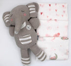 100% Muslin Cotton Baby Receiving Cloths, 27x27 in, Soft & Gentle - Image 5