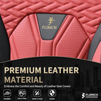 FLORICH Leather Seat Covers Automotive Seat Covers Car Seat Covers Full Set Car - Image 7