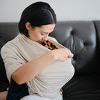 mushie Baby Car Seat Canopy Cover | Breathable & Stretchy Multi Use Cover - Image 4